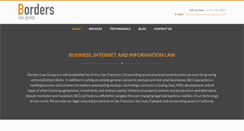 Desktop Screenshot of borderslawgroup.com